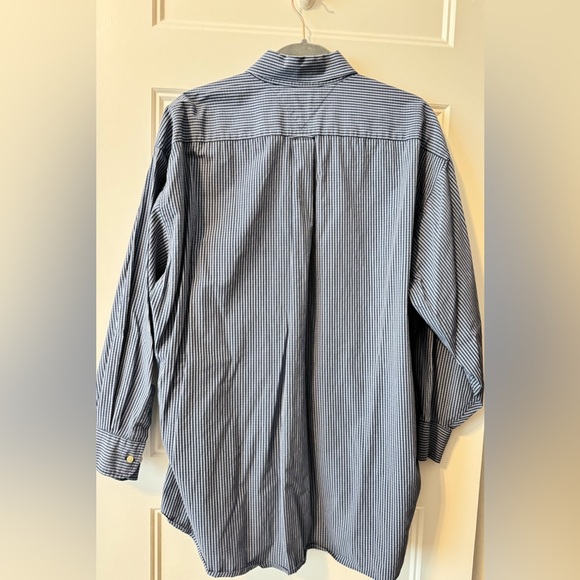 Men’s Tommy Hilfiger Striped Button Down Shirt 17 32-33 - Picture 3 of 7